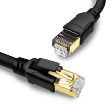 Cat 8 Ethernet Cable Super Speed 40Gbps RJ45 LAN Round Connector Gold Plated Lot picture