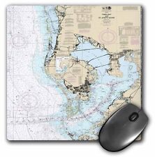 3dRose Print of Nautical Map Of Tampa Bay  MousePad picture