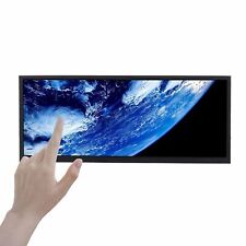 12.3inch 1920x720 FHD 400nit IPS USB C HDMI Wide Strip Bar LCD Touch Monitor picture