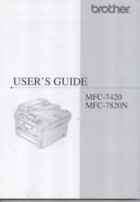 User's Guide/Owner's Manual for Brother MFC-7820N MFC-7420 laser printer fax picture