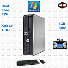 Fast Dell Desktop Computer PC Core 2 Duo 1TB WiFi PC Windows 7 / Windows 10 picture