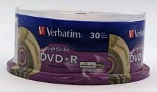 Verbatim Lightscribe DVD+R 30 Pack Blank Media Sealed 4.7GB 120mn Recordable New picture
