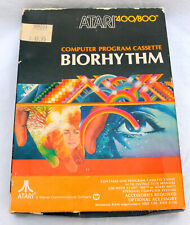 Atari 400/800 Biorhythm Cassette Tape CX4107 Vintage 1980 picture