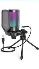FIFINE AMPLIGAME USB Microphone - RGB Lighting Windows/Mac/PS4/PS5  (Blue) NEW picture