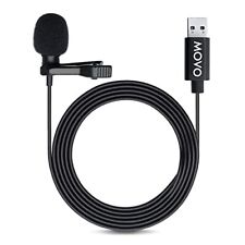 M1 USB Lavalier Lapel Clip-on Omnidirectional Computer Microphone for Laptop ... picture