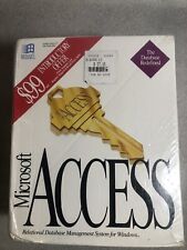 MICROSOFT ACCESS RELATIONAL DATABASE MANAGEMENT SYSTEM FOR WINDOWS - NEW SEALED picture