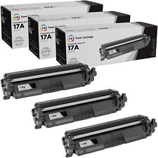 LD  3pk Comp Black Laser Toner Cartridge for HP 17A CF217A M102a M102 MFP 130a picture