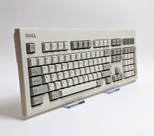 Vintage Dell Wired (Not USB) PS/2 Quietkey Keyboard Model SK-1000RE in Beige. picture