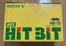 SONY MSX HIT BIT HB-75 Black with box. Unused item. picture