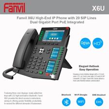 Fanvil IP Phone X6U 5 UNITS High-End with 20 SIP Lines Dual Gigabit Port PoE picture