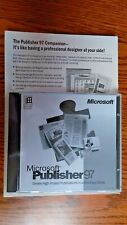 MICROSOFT PUBLISHER 97 AND  PUBLISHER 97 COMPANION BOOK WHOLESALE PKG SEALED picture