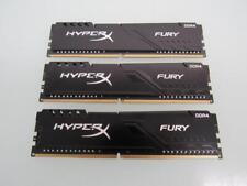 (LOT OF 3) Kingston HyperX FURY Black 8GB PC4-21300 DDR4-2666MHz Gaming Memory picture