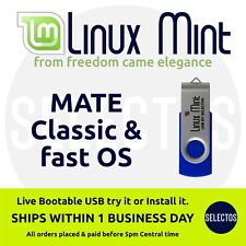 Linux Mint 21.3 Virginia MATE Bootable USB 64bit Advanced & New Linux Users picture