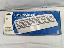 VTG Belkin Classic Keyboard Quiet Accuracy Hot Keys 5' Cord PS/2 NOS White picture