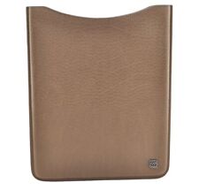 Authentic CHANEL Vintage Calf Skin Soft iPad Tablet Case Purse Beige CC 7123I picture