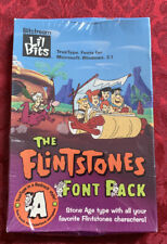 NOS 1992 The Flintstones Font Pack MS-DOS /Windows 3.1 Computer Hanna-Barbera picture