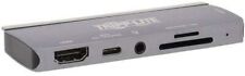 Tripp Lite USB C Docking Station HDMI USB-A SD/Micro SD PD Charging U442DOCK15S picture