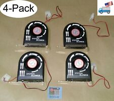 4-Pack: AOC High Airflow Case PCI Slot Cooling System Ball Bearing Blower Fans picture