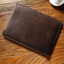 Retro Genuine Leather Laptop Sleeve Case 12 13 14 inch For Macbook Air Pro 14 13 picture