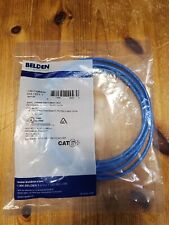 BELDEN CAT6+ Patch Cord, Bonded-Pair, 4 Pair, 24 AWG Solid, CMR, Blue, 10 ft. picture