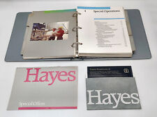 Vintage 1982, 86 Hayes Smartcom II User Manual Binder and 5.25