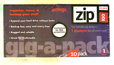 Vintage Iomega Zip Disks GIG-A-PACK (10 pack) 100 MB for IBM PC 1GB Brand New  picture