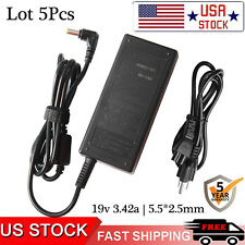 Lot 5Pcs AC Adapter Charger For Toshiba Laptop Power Supply 19V 3.42A 65W Fast picture