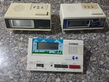 Vintage lot of 3 casio alarm ( casio quartz MA-1   /  DA-105 / DA 204 ) picture