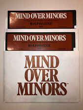 Vintage MIND OVER MINORS IBM PC Educational Computer Software 5.25