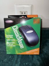 RARE Vtg Belkin Mouse 3-Button Combo Wired Serial PS/2 Black Classic Mouse NOS picture