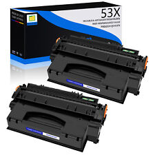 US Stock 2PK Q7553X 53X Toner for HP LaserJet P2015 P2015d P2015dn P2015x picture