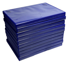 50 x Blue PS2 Replacement Game Case With Memory Card Spot, Playstation 2 picture