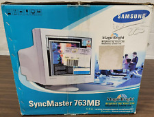 VTG NEW SAMSUNG MagicBright SyncMaster 763MB Flat CRT PC Monitor 17