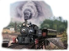 Old Steam Engine Locomotive Train Mousepad Computer Mouse Pad  7 x 9 picture