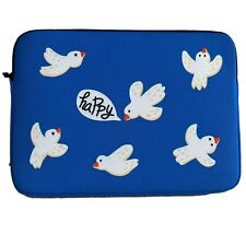 Laptop Sleeve Pouch Case 13inch Macbook Nice Gorgeous Blue Bird Design in Korea picture