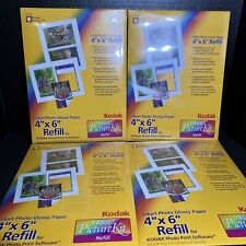 Kodak Inkjet Photo Glossy Refill Paper 4”x6” High Gloss 20 sheets Each Lot Of 4 picture