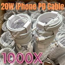 1000x 20W PD USB C Fast Charger Cable Type C Cord For iPhone 14 13 12 11 8 6 Lot picture