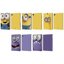 OFFICIAL DESPICABLE ME FULL FACE MINIONS LEATHER BOOK WALLET CASE FOR APPLE iPAD picture