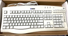 RARE VINTAGE MONORAIL SK-2500 PS2 WINDOWS KEYBOARD WITH CD SOFTWARE US-RM0-KBRK picture