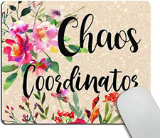 Smooffly Funny Quote Chaos Coordinator Mouse Pad, Desk Accessories, Quote Mouse picture
