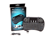 i8 2.4GHz Mini Wireless Keyboard with Touchpad QWERTY LED Backlit Mouse USB picture