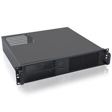 2U Micro Atx Compact Rackmount 2 X 5.25 Chassis Support Atx Ps2 Psu With 120Mm picture