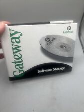 Vintage Gateway Software Disc Storage Binder w/ System Restore CD & Works Suite picture