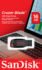Sandisk CRUZER BLADE 16GB SDCZ50-016G-B35 USB 2.0 Flash Pen Drive 16G NEW Micro picture