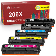 206A 206X Toner Set For HP Color Laserjet Pro MFP M283fdw M283cdw M255dw Lot picture