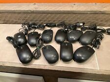 Lot of 10 Dell MS116 MS111-p SM-2022  Wired USB Scroll Optical Black Mouse picture