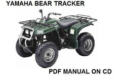 1999 2000 2001 Yamaha Bear Tracker YFM250 Service Repair & Owners Manual CD picture