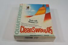 Quarterdeck Clean Sweep Windows 95 3.1 Performance Disk Space Cleaner SEALED Vtg picture