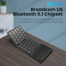 Folding Wireless Bluetooth Keyboard 3Channels Connection for Windows Android IOS picture