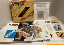 RARE Vtg Clarion Report Writer Sealed Disks Computer Software Big Box Manual picture